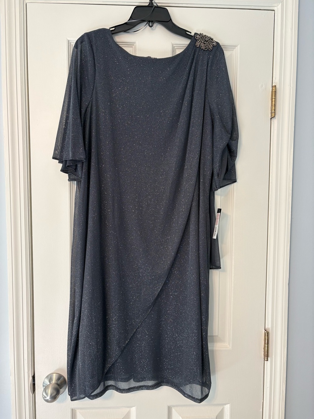 Sparkle Green Layered Women's Dress - Size 16 NWT
